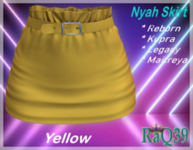 [R39] Nyah Skirt-Yellow
