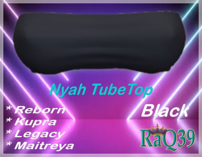 [R39] Nyah TubeTop-Black