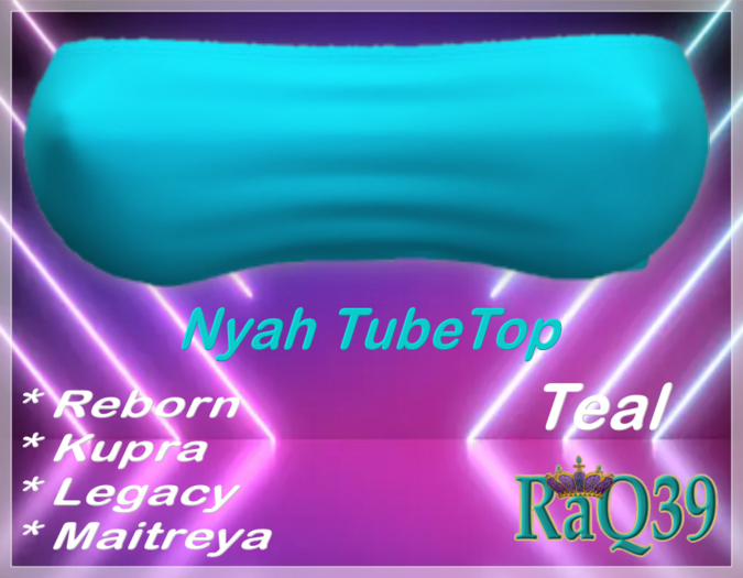 [R39] Nyah TubeTop-Teal
