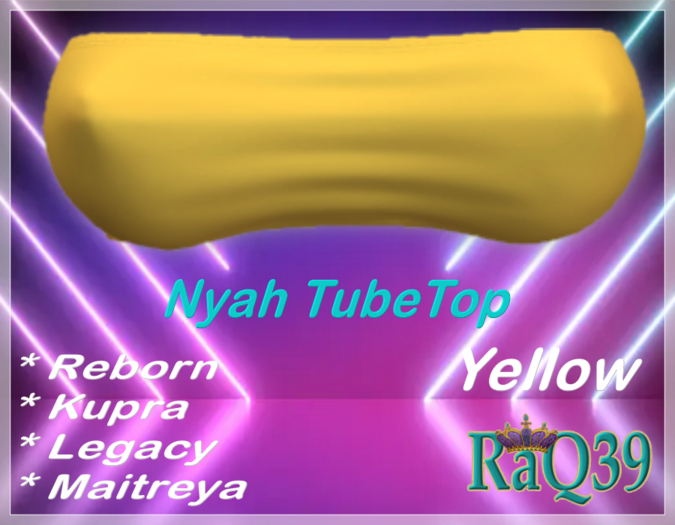 [R39] Nyah TubeTop-Yellow