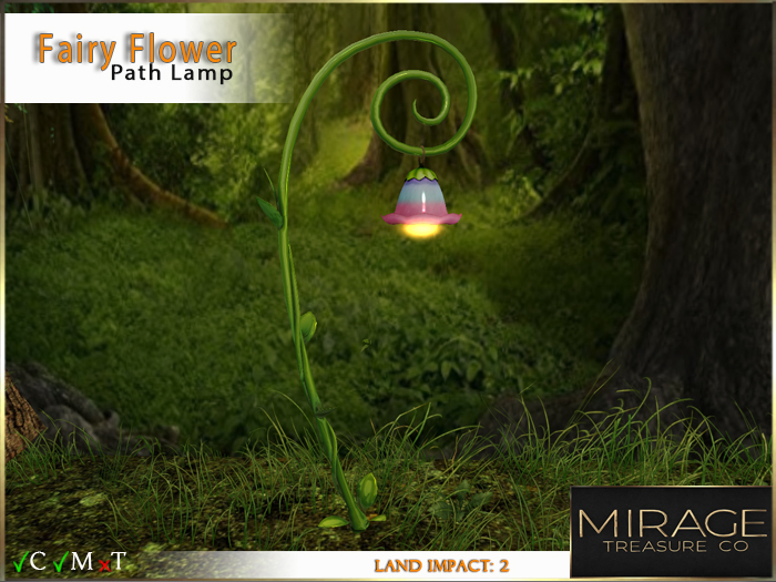 {Mirage} Fairy Flower Path Lamp