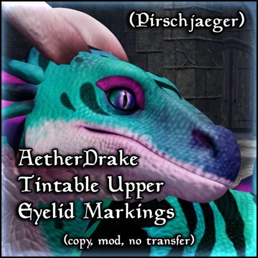 (Pirschjaeger) - AetherDrake Tintable Upper Eyelid Markings
