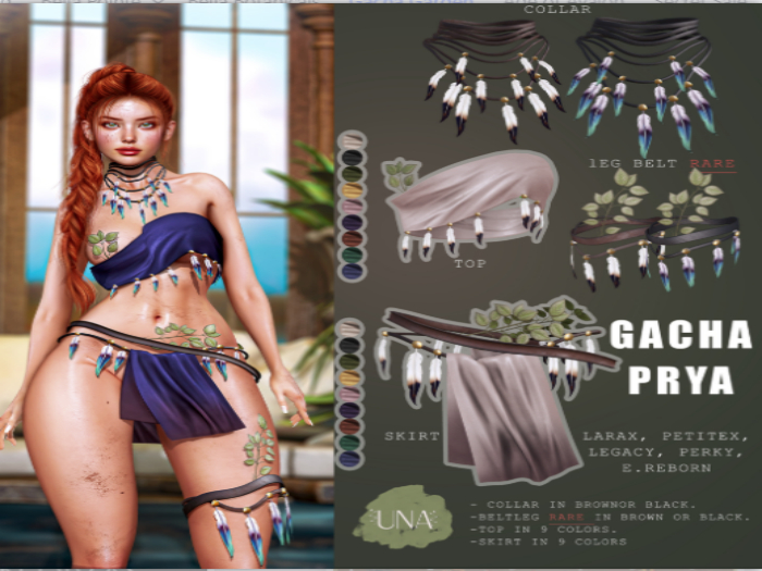 UNA. Prya Belt Legacy Brown RARE