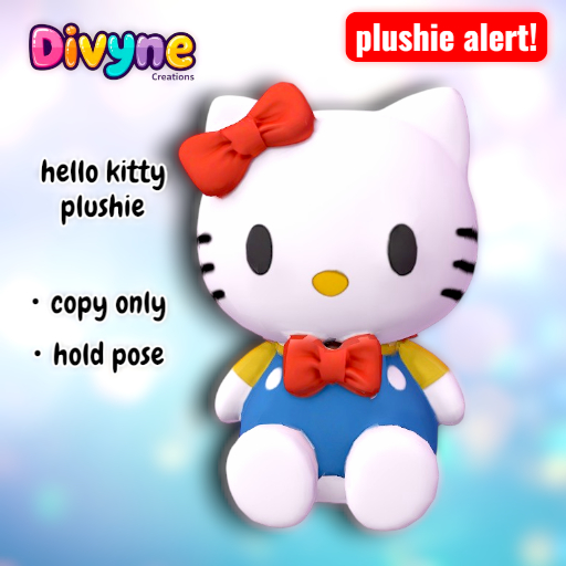 DC. Hello Kitty Plushie