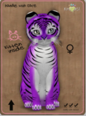KittyCatS Box - Tiger! - Purple Kiwi Female