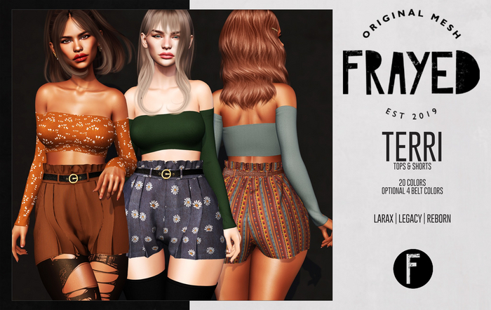 Frayed - Terri Shorts - Fatpack