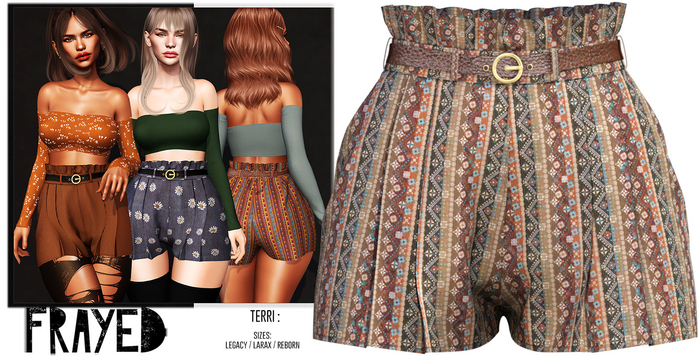 Frayed - Terri Shorts - Gypsy