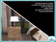 DB ROUX NIGHT STAND  ADD ME