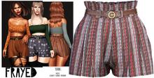 Frayed - Terri Shorts - Tibetan