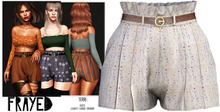 Frayed - Terri Shorts - Speckle