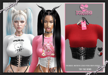 [DZ] YUKI - RED - Corset Top!
