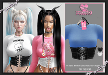 [DZ] YUKI - BLUE - Corset Top!