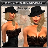 EdelStore woman hair " Malena " blond NEW incl. Hat