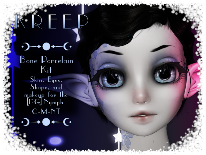 K R E E P - Bone Porcelain Skin [Project Ghost] GIFT