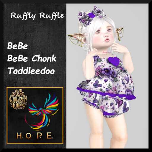 H.O.P.E.  Ruffly Ruffle Romper DEMO