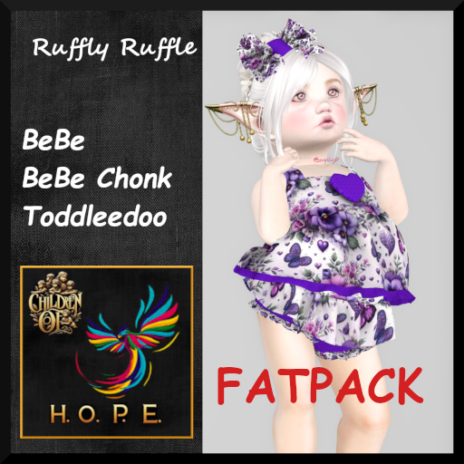 H.O.P.E. Ruffly Ruffle Romper FATPACK