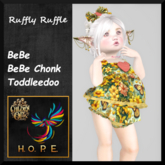 H.O.P.E. Ruffly Ruffle Romper Yellow