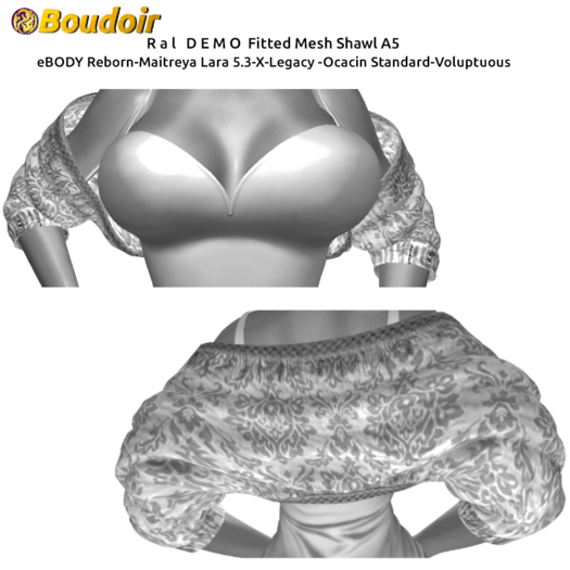 *!*BOUDOIR Ral FitMesh Shawl DEMO