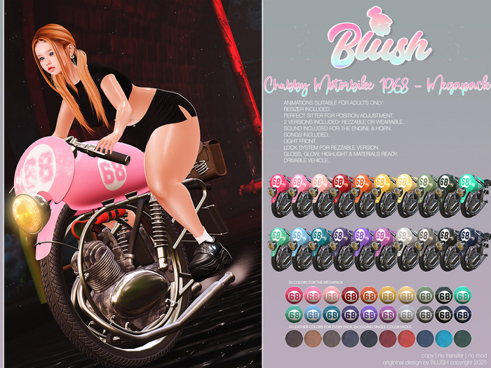 BLUSH - Chubby Motorbike 1968 - Megapack