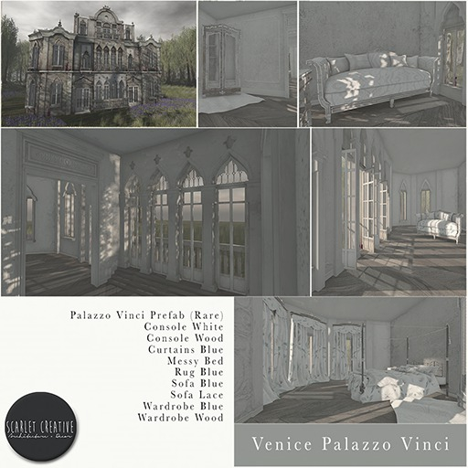 Scarlet Creative - The Arcade:  Venice Rug Blue MT