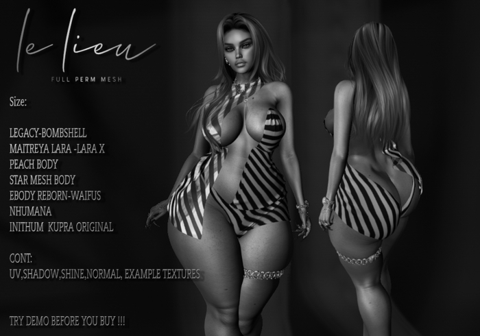 **LeLi**220**Short set **FULL PERM MESH**DEMO