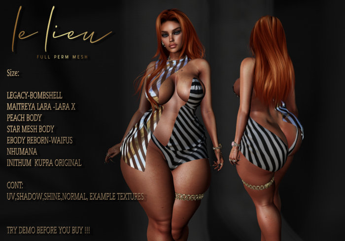 **LeLi**220**Short set **FULL PERM MESH