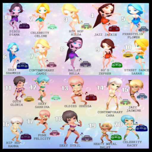 14 DANCING PIXIES CONTEMPORARY CARA R