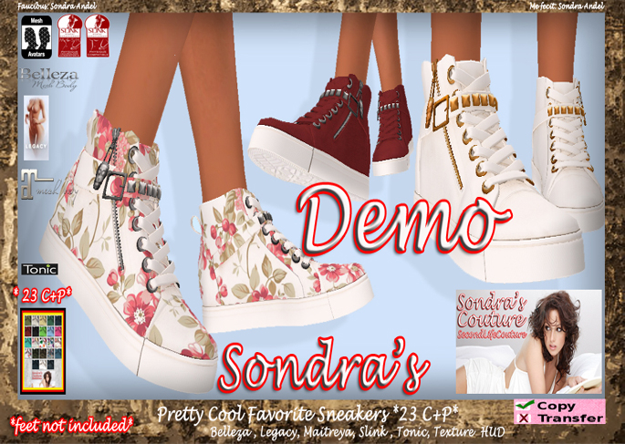 *Sondra's Pretty Cool Favorite Sneakers *23 C+P* DEMO (add)