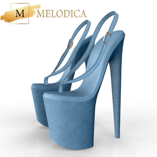 Blue Morena Heels