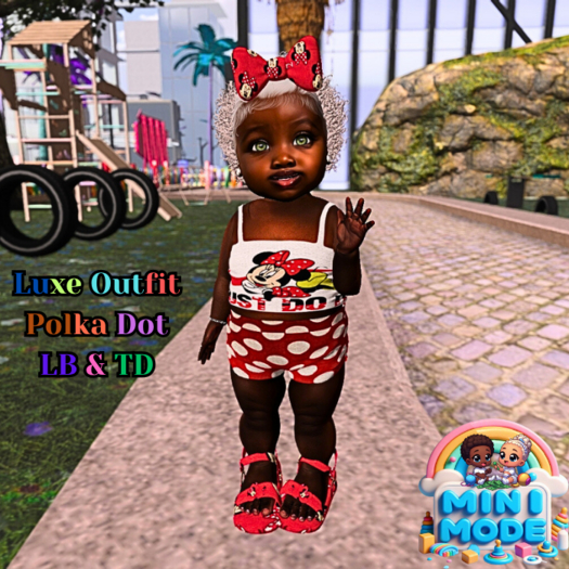//MiniMode\\ - LB LUXE POLKA DOT SET