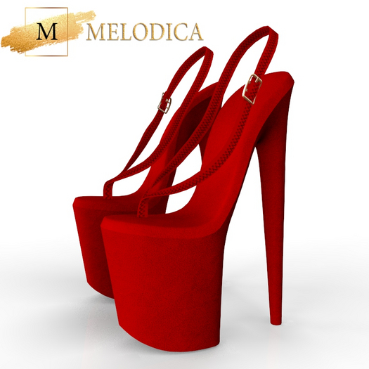 Red Morena Heels