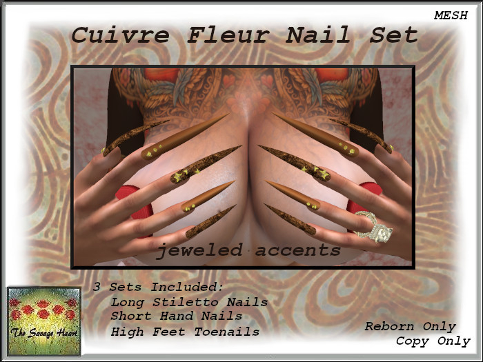 TSH Cuivre Fleur Nail Set Reborn