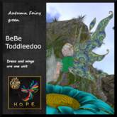 H.O.P.E. Autumn Fairy Green