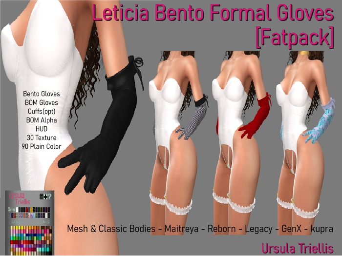 7242 Leticia Bento Formal Gloves - [Fatpack]