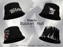 XV - Bucket Hat - Simple / Set 1 