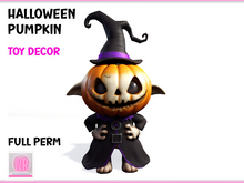 Halloween Pumpkin Witch Toy Decor Full Perm 