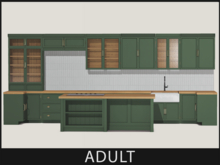 [Merak] - Verdara Kitchen Green Adult [ADD]