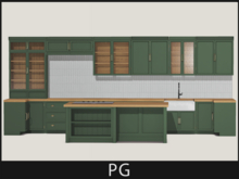[Merak] - Verdara Kitchen Green PG [ADD]