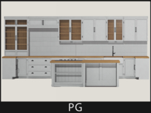 [Merak] - Verdara Kitchen White PG [ADD]