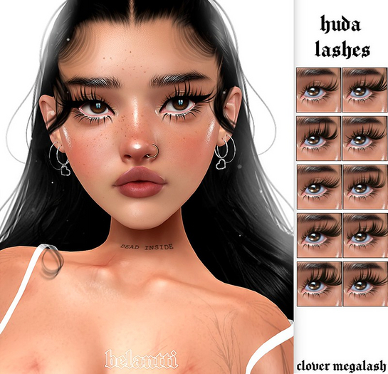 [Belantti] Huda Lashes - Clover Megalash