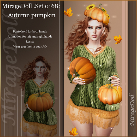 MirageDoll .Set 0168: Autumn pumpkin