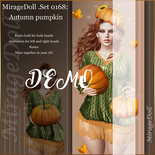 DEMO MirageDoll .Set 0168: Autumn pumpkin