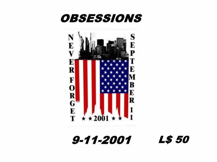 9-11 -2001  Don't Forget  Poster #2