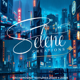 [Selene Creations] Background #49 Streets in the night  2K