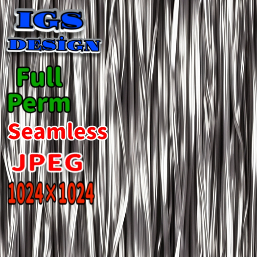 Full Perm Seamless Texture - Silver Threads / Hair