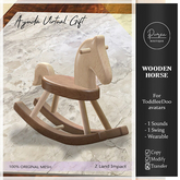 [PUREC] Wooden Horse Gift AV