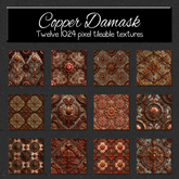 *Wallflowers* Copper Damask
