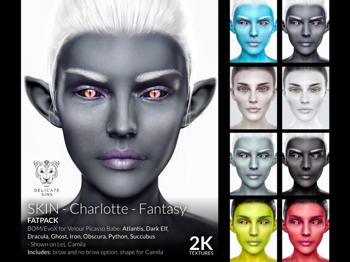 {DS} - Skin - Charlotte - FANTASY FATPACK 2K