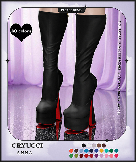 Cryucci ANNA Boots FATPACK