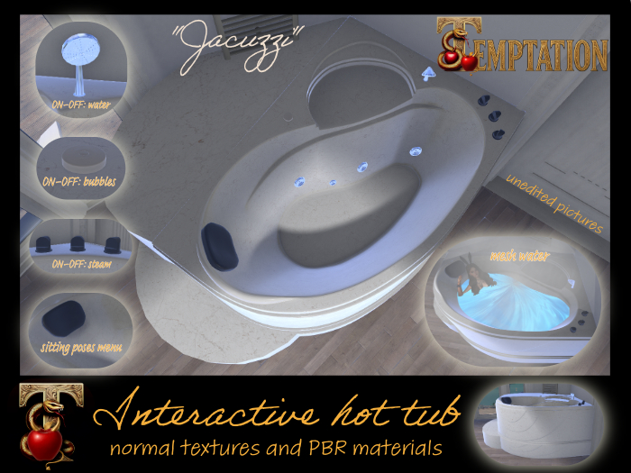 +TEMPTATION+ Marble Bath Tub 'jacuzzi'